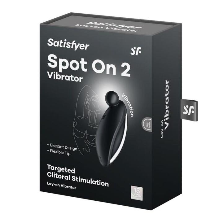 Satisfyer Spot On 2 Black – stymulator łechtaczki IPX7, 12 trybów