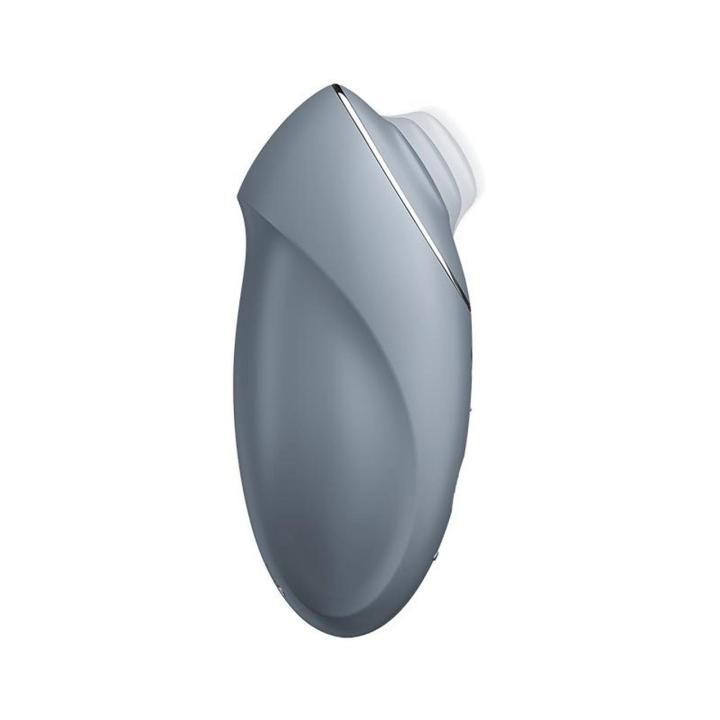 Satisfyer Tap & Climax 1 Bluegrey – stymulator łechtaczki z stukaniem i wibracją