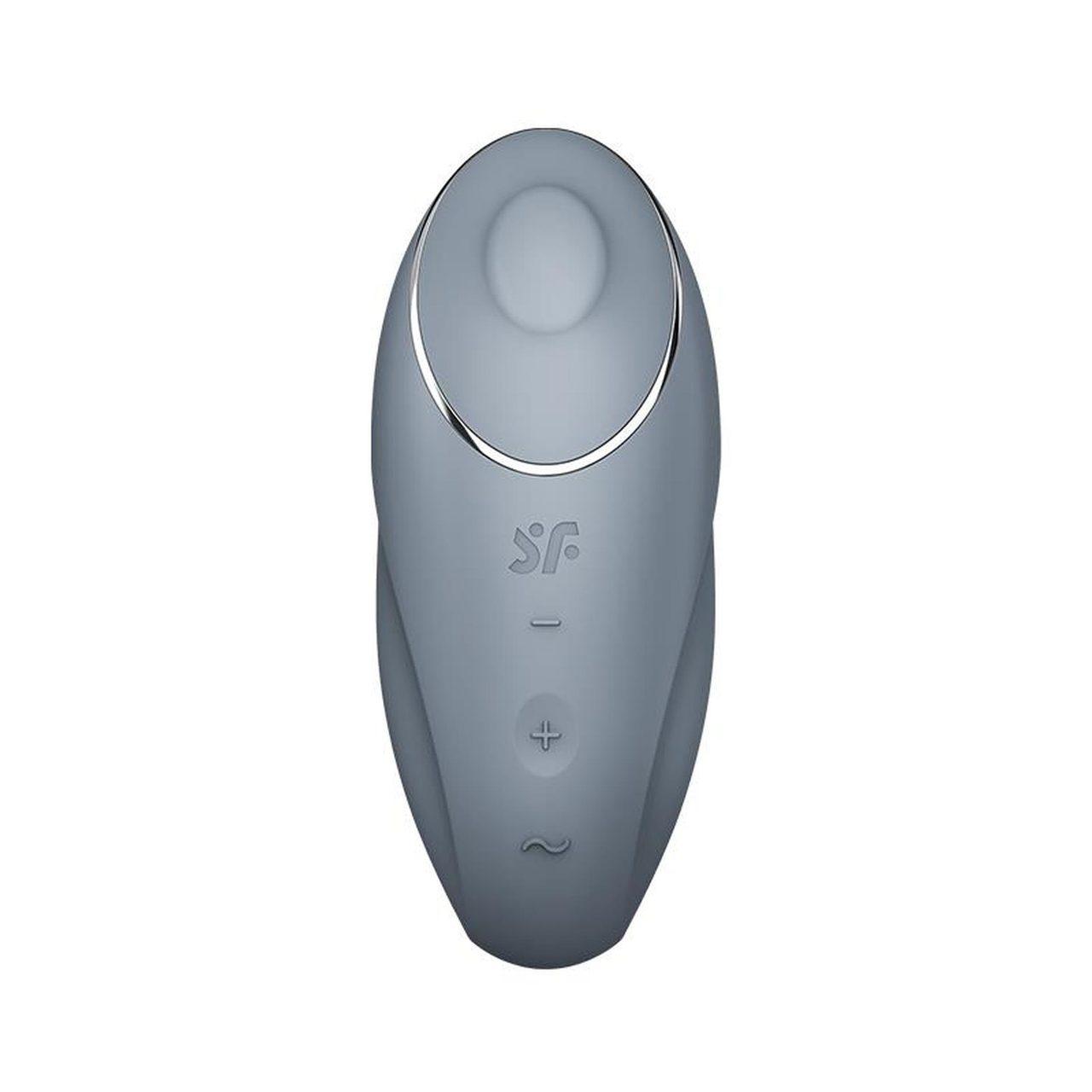 Satisfyer Tap & Climax 1 Bluegrey – stymulator łechtaczki z stukaniem i wibracją