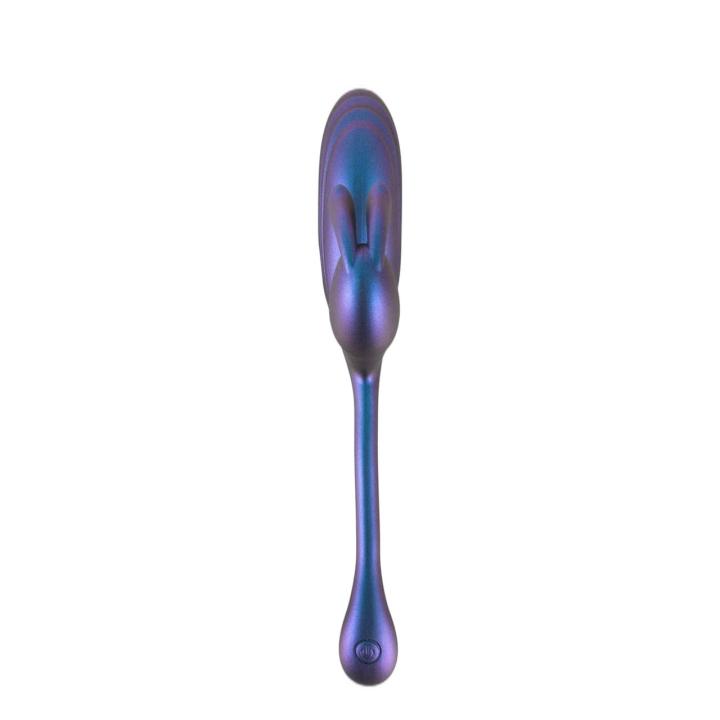 Metaliczny wibrator króliczek USB 22,5 cm | 2 silniki i 10 trybów