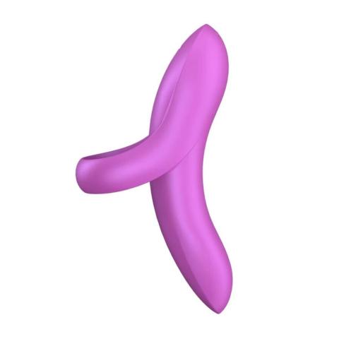 Satisfyer Bold Lover Dark Pink – wibrator na palec 12 trybów IPX7