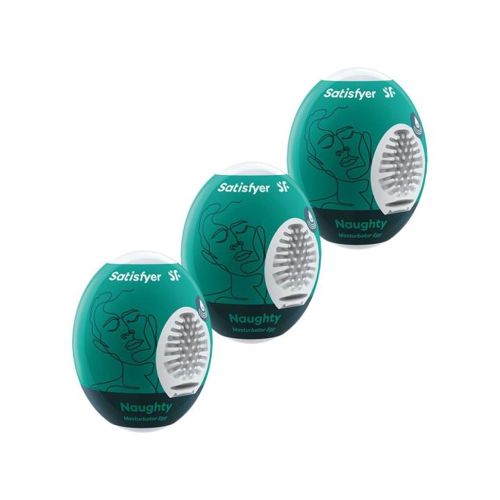 Satisfyer Masturbator Eggs Naughty – zestaw 3 jajek | Loris.pl