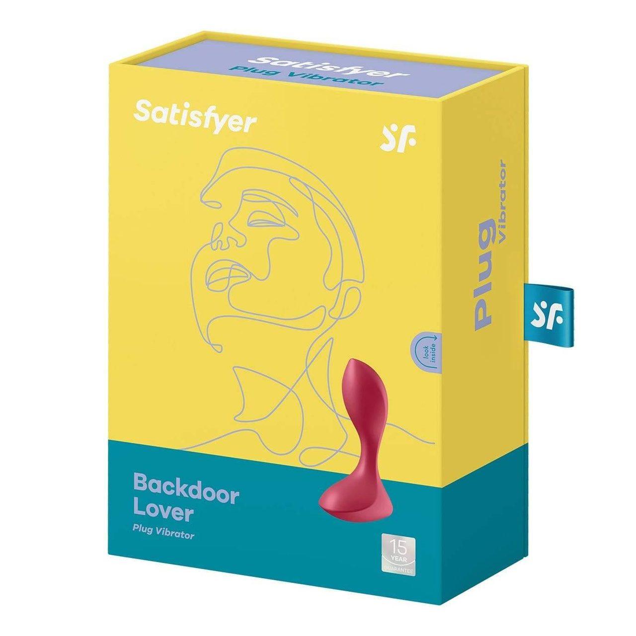 Satisfyer Backdoor Lover Red – wibrator analny 12 trybów, IPX7 | Loris.pl