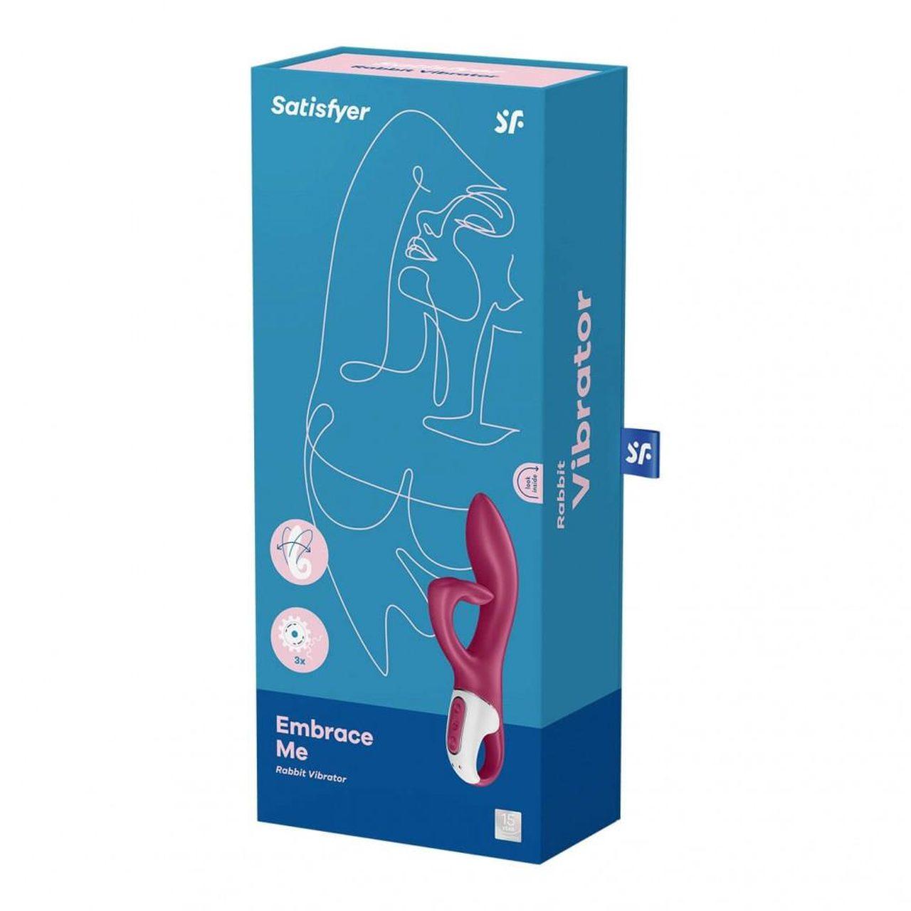Satisfyer Embrace Me Berry – wibrator do punktu G i łechtaczki | Loris.pl