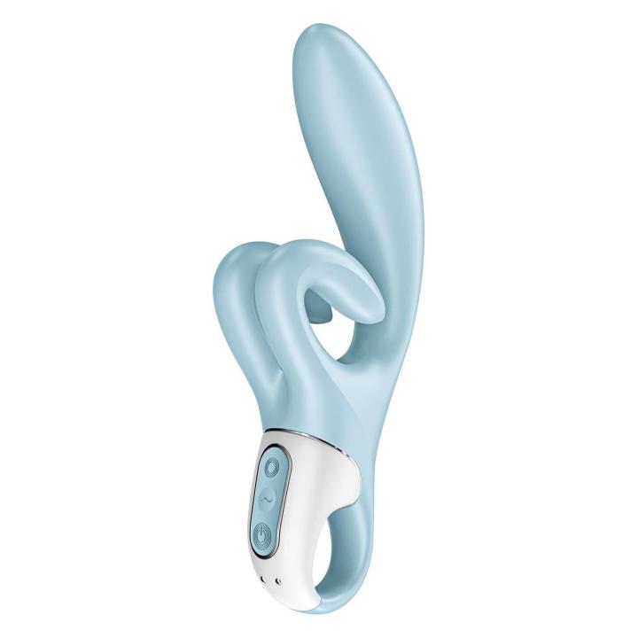 Satisfyer Touch Me Blue – wibrator królik 3 silniczki, IPX7 | Loris.pl