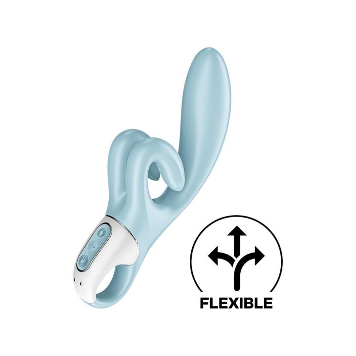 Satisfyer Touch Me Blue – wibrator królik 3 silniczki, IPX7 | Loris.pl