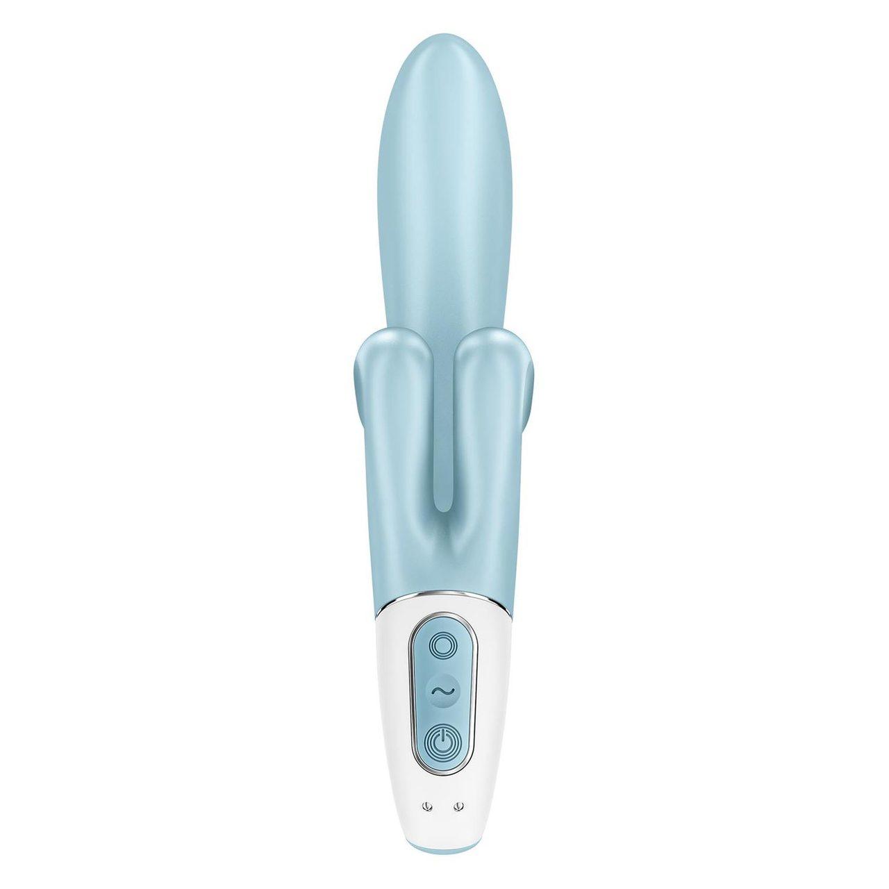 Satisfyer Touch Me Blue – wibrator królik 3 silniczki, IPX7 | Loris.pl