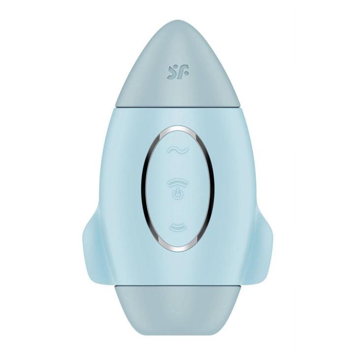 Satisfyer Mission Control Blue – stymulator łechtaczki Air Pulse + wibracje IPX7