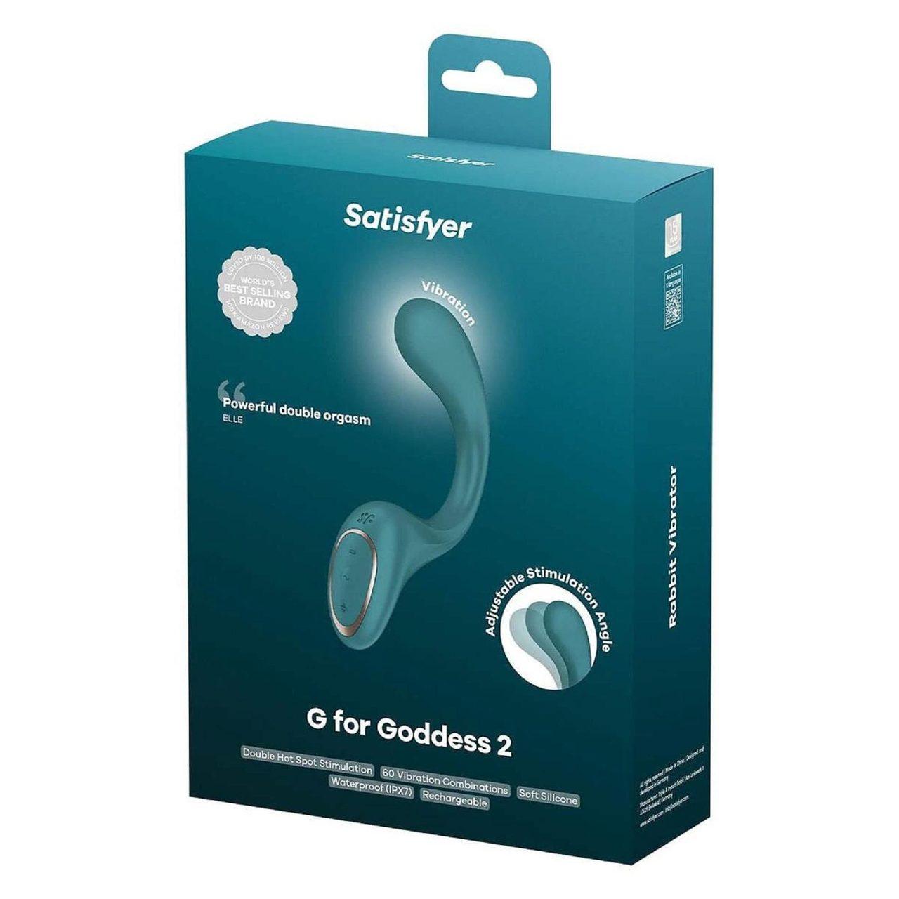Satisfyer G For Goddess 2 Bottle Green – wibrator punkt G i łechtaczka