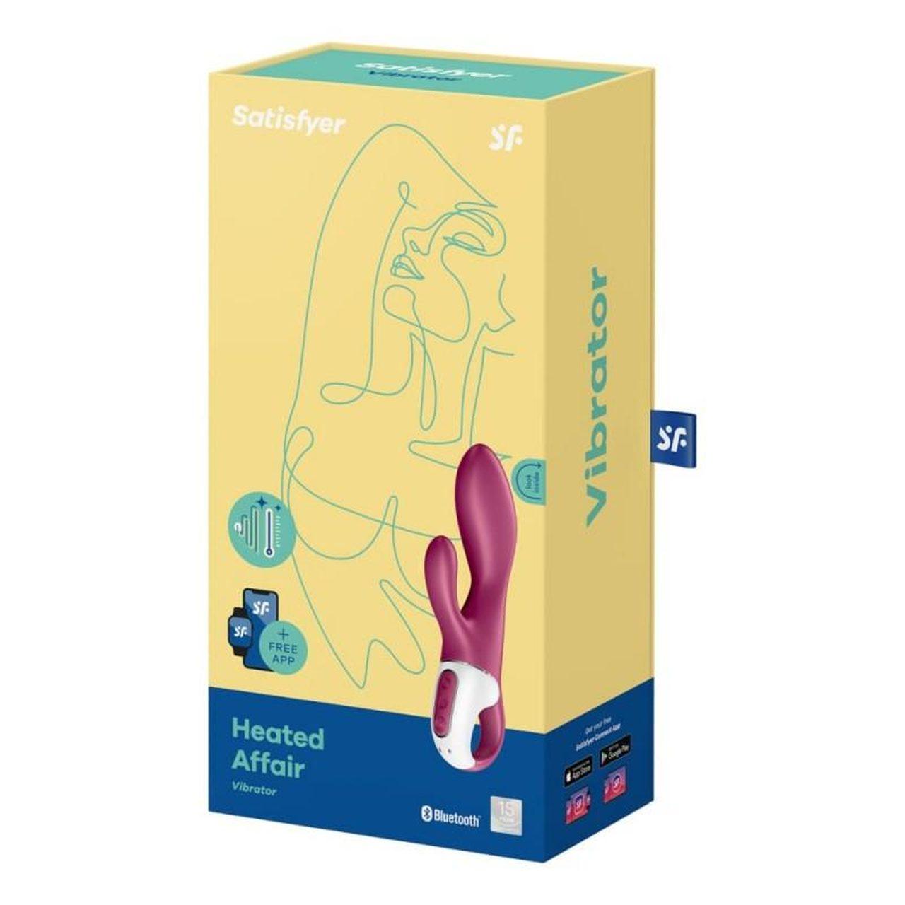Satisfyer Heated Affair – podgrzewany wibrator punkt g z aplikacją | Loris.pl