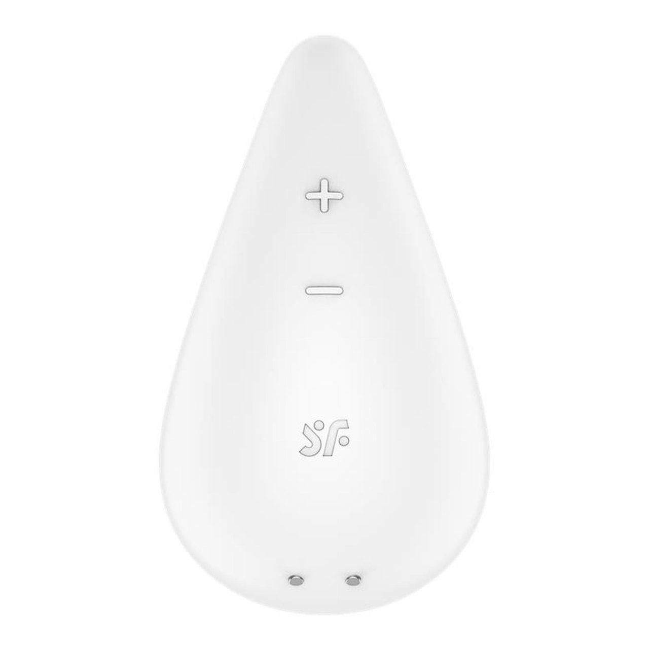 Satisfyer Dew Drop White – mini wibrator łechtaczkowy lay-on 12 trybów IPX7