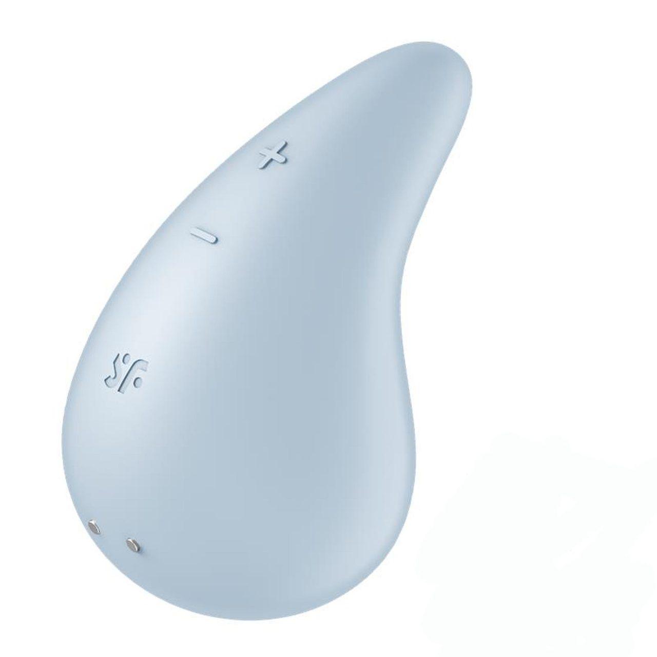Satisfyer Dew Drop Blue – mini wibrator do łechtaczki, IPX7, 12 trybów