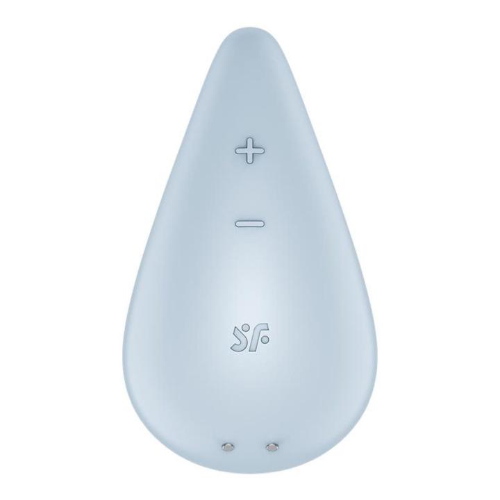 Satisfyer Dew Drop Blue – mini wibrator do łechtaczki, IPX7, 12 trybów