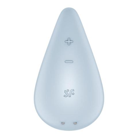 Satisfyer Dew Drop Blue – mini wibrator do łechtaczki, IPX7, 12 trybów