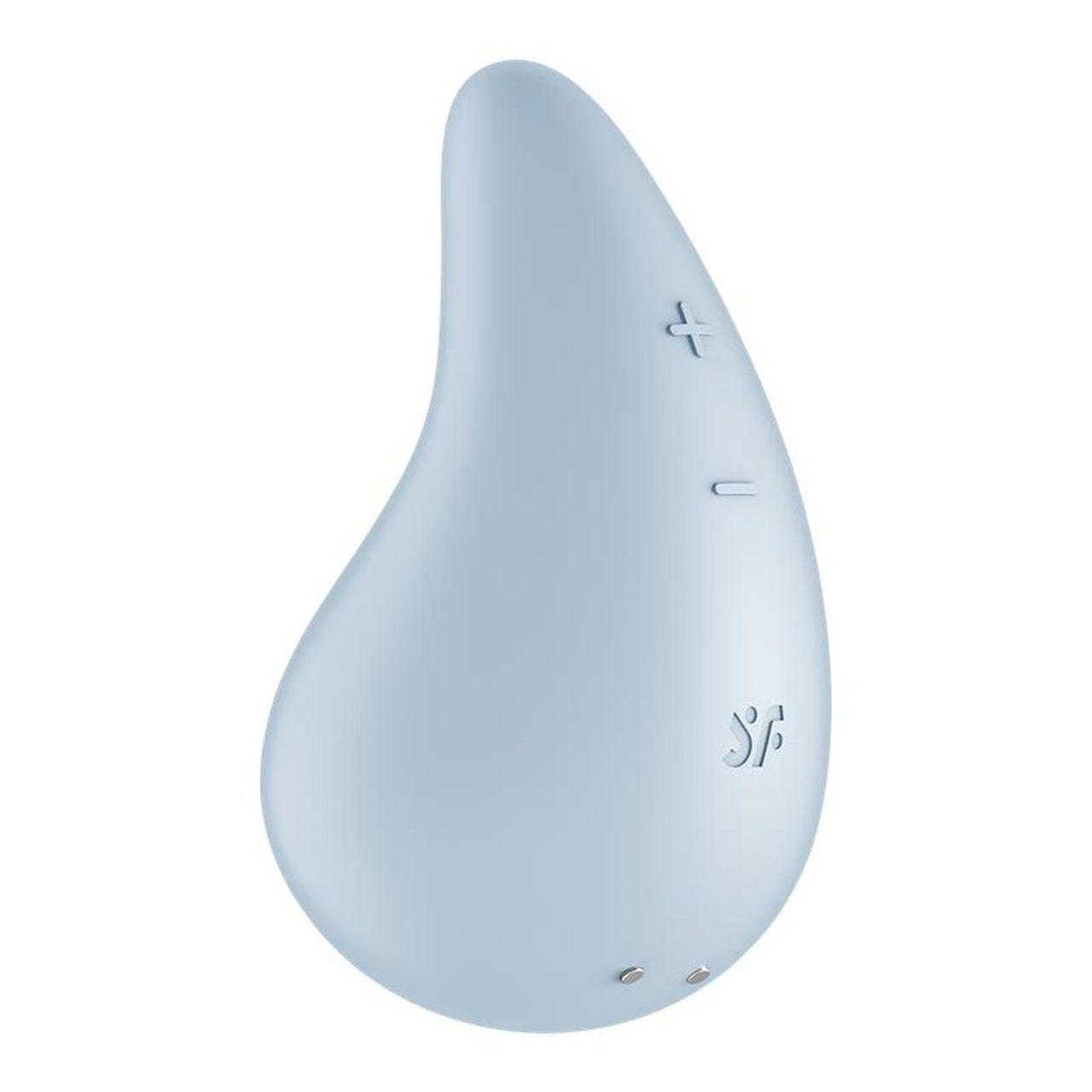 Satisfyer Dew Drop Blue – mini wibrator do łechtaczki, IPX7, 12 trybów