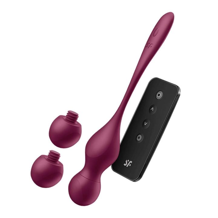 Satisfyer Love Birds Vary Connect – kulki gejszy z aplikacją i 3 ciężarkami