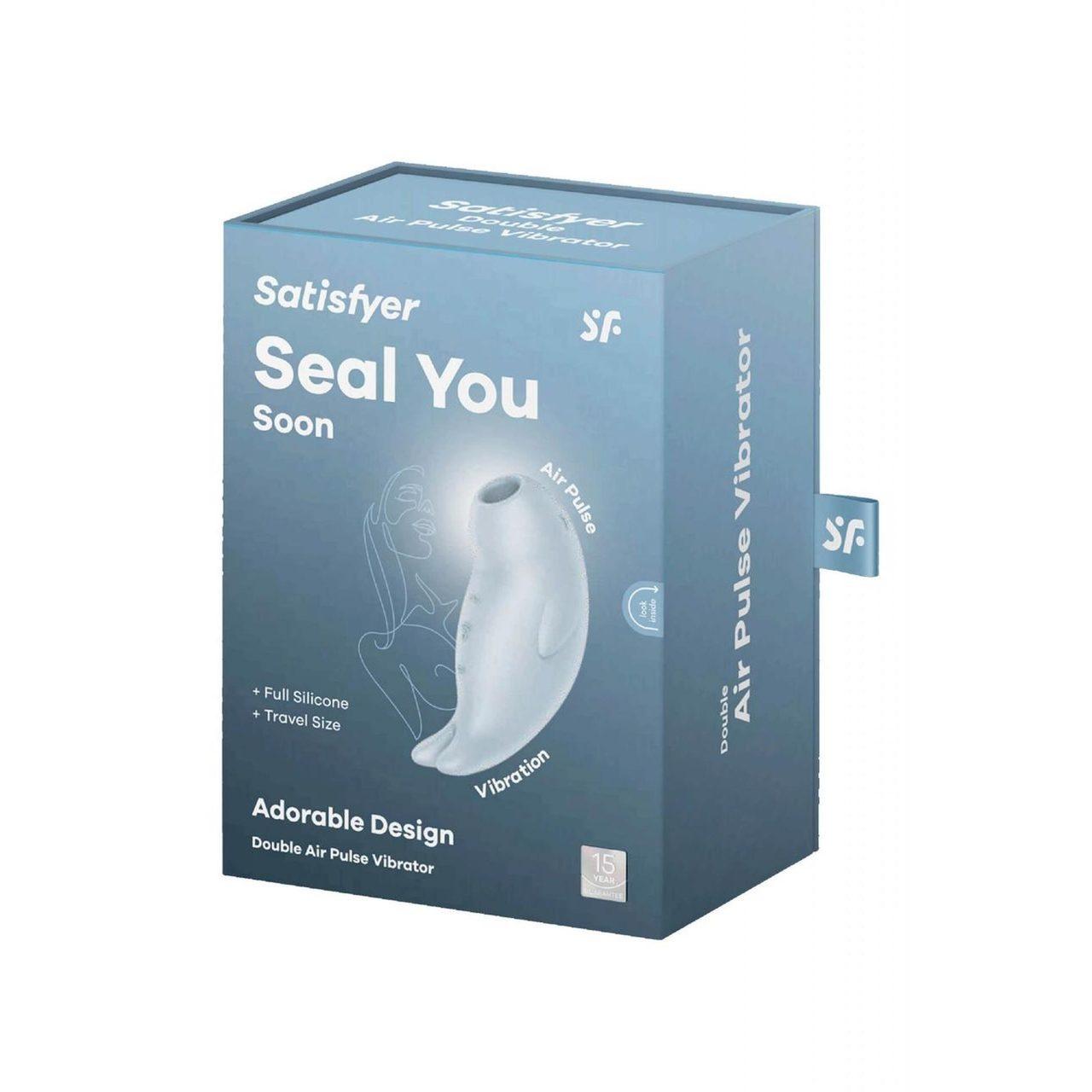 Satisfyer Seal You Soon – stymulator łechtaczki Air Pulse + wibracje IPX7