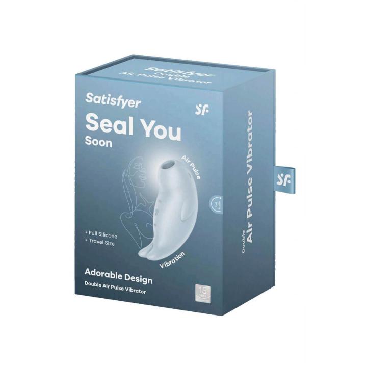 Satisfyer Seal You Soon – stymulator łechtaczki Air Pulse + wibracje IPX7