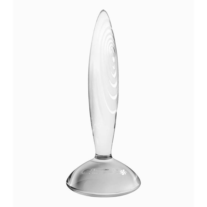 Satisfyer Sparkling Crystal - szklany plug analny do zabaw temperaturą | Loris.pl