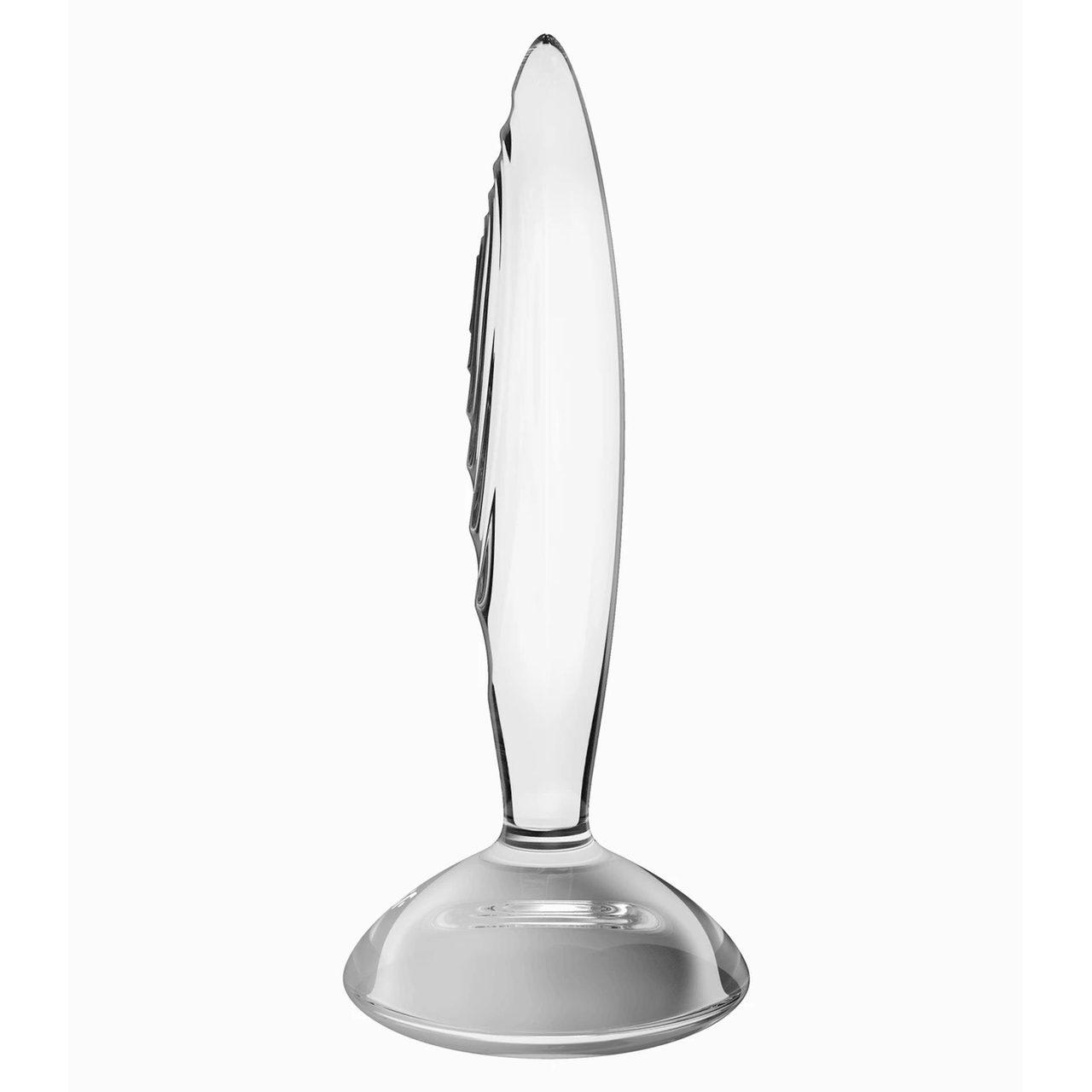 Satisfyer Sparkling Crystal - szklany plug analny do zabaw temperaturą | Loris.pl