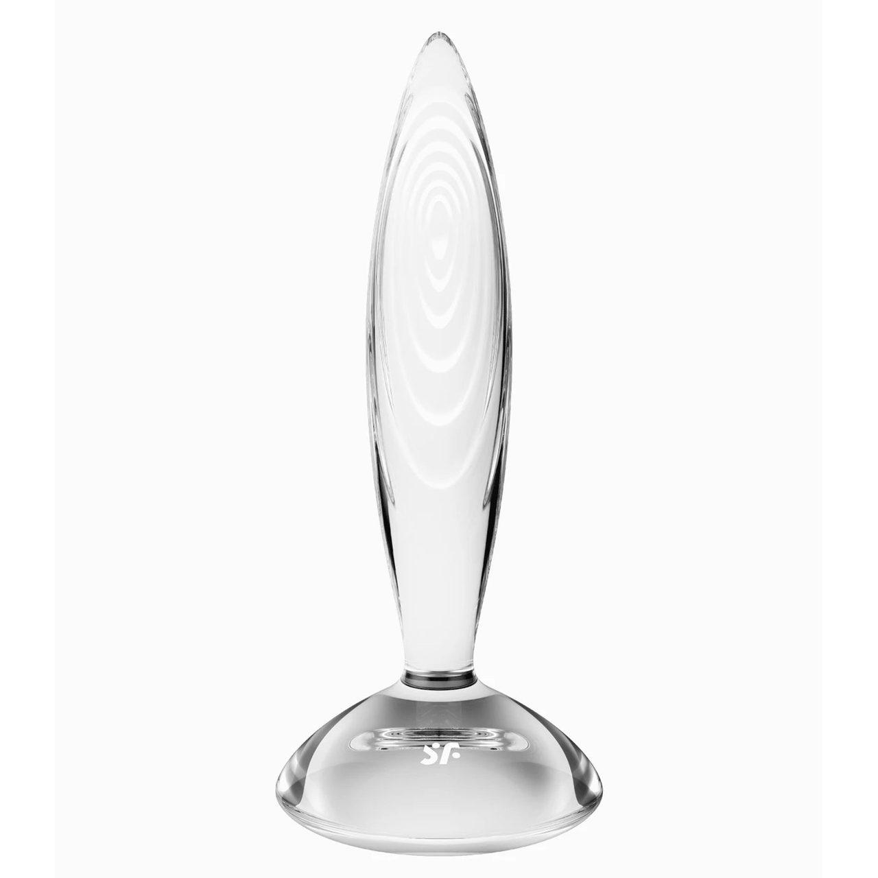 Satisfyer Sparkling Crystal - szklany plug analny do zabaw temperaturą | Loris.pl