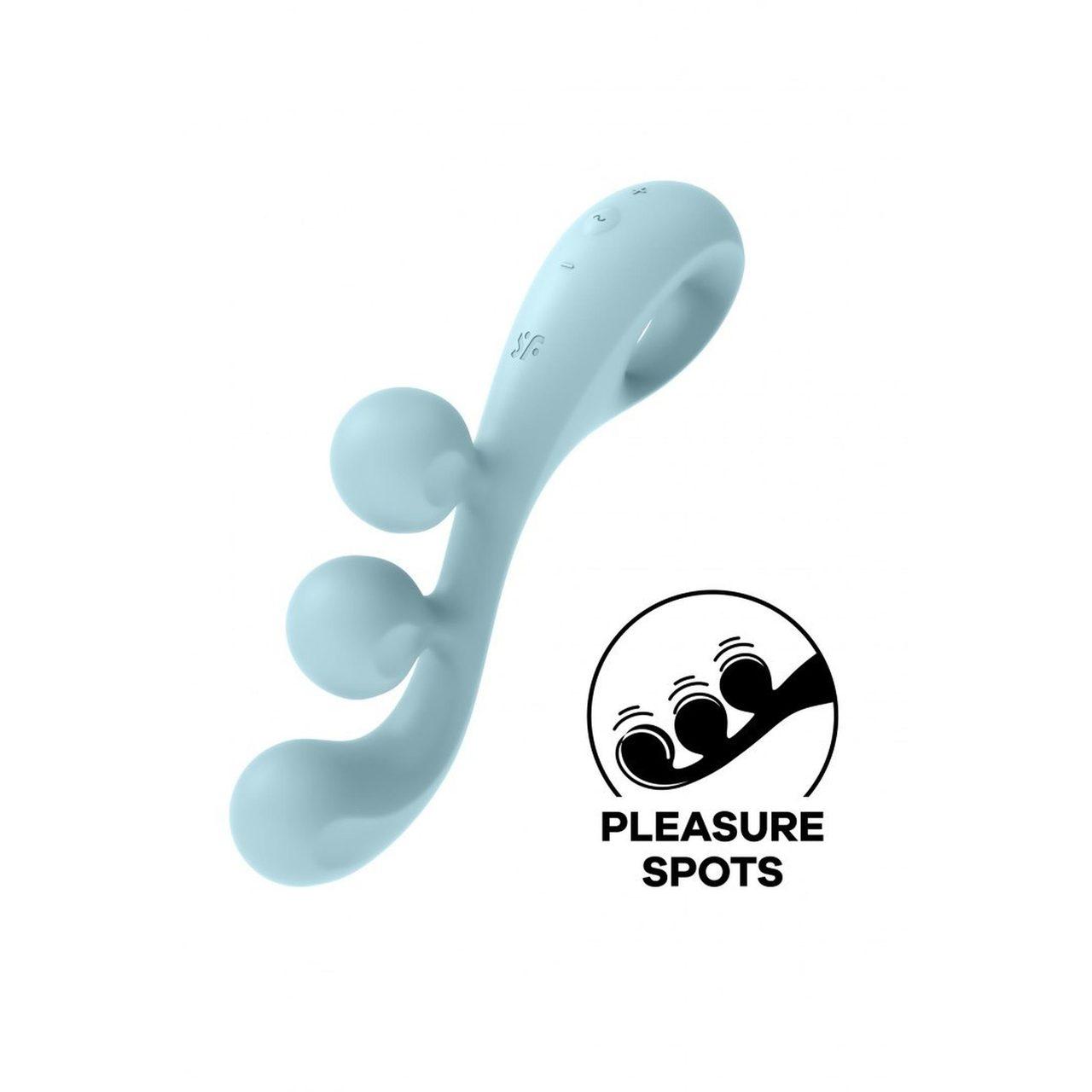 Satisfyer Tri Ball 2 Blue – potrójny wibrator 3 silniki, IPX7 | Loris.pl