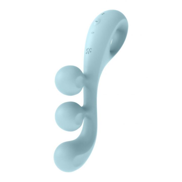 Satisfyer Tri Ball 2 Blue – potrójny wibrator 3 silniki, IPX7 | Loris.pl