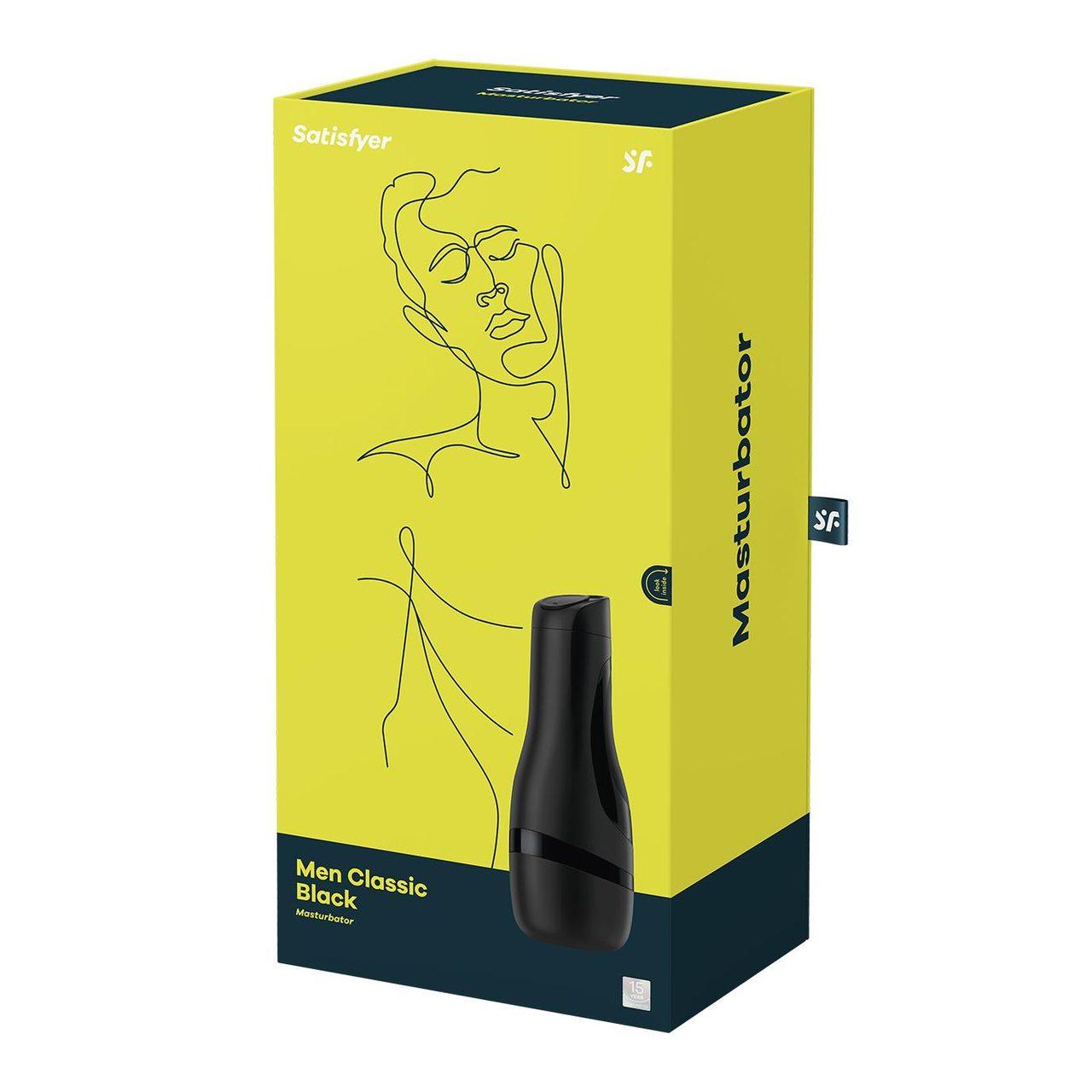 Satisfyer Men Classic Black – masturbator z regulacją ssania | Loris.pl