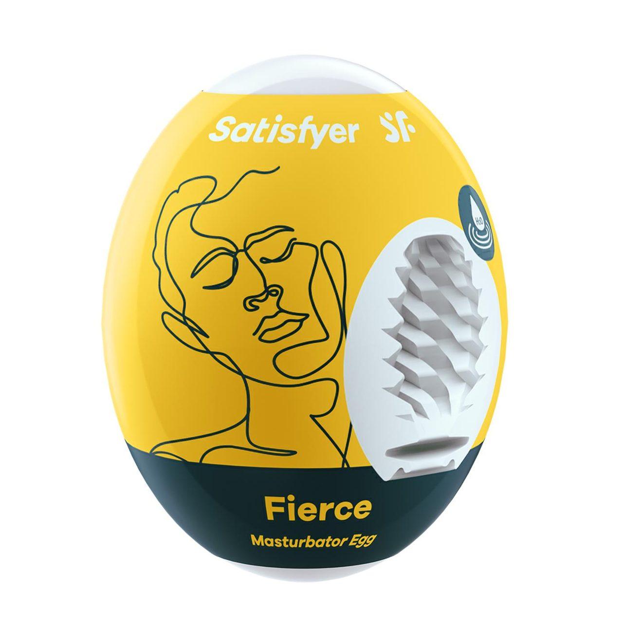 Satisfyer Eggcited Fierce – masturbator jajko bez lubrykantu | Loris.pl