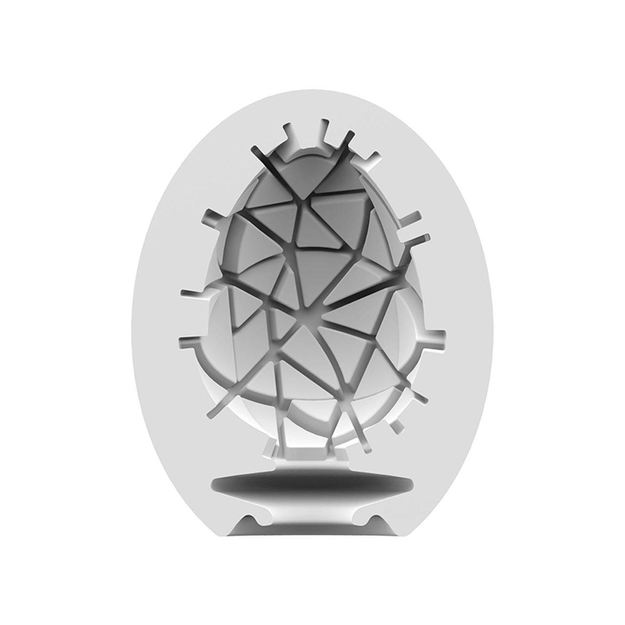 Satisfyer Eggcited Crunchy – jajko masturbacyjne bez lubrykantu | Loris.pl