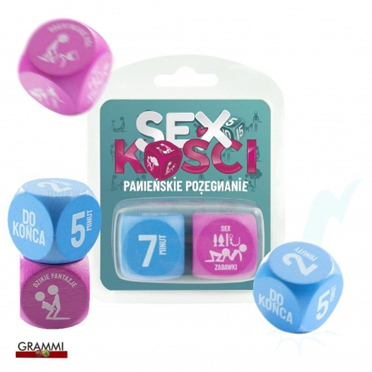 Erotyczne kostki do gry blue & pink – zabawa dla par i na wieczór panieński