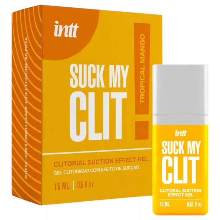 Żel stymulujący do łechtaczki mango 15 ml – ssanie, wibracje i chłodzenie