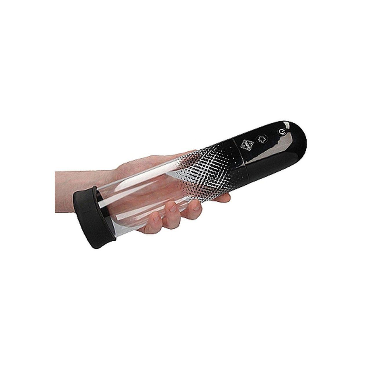 Automatyczna pompka do penisa 20 cm czarna | Loris.pl