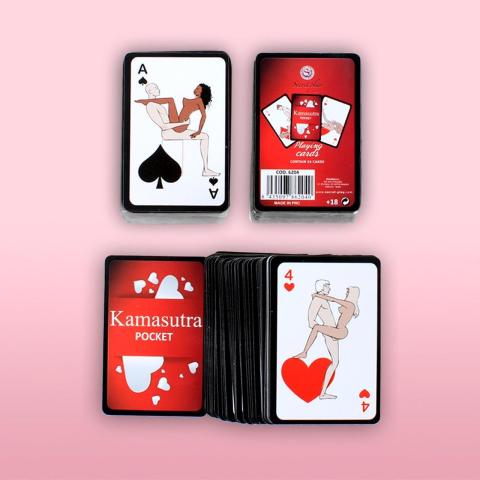 Mini Kamasutra Cards Secret Play – gra erotyczna 54 karty