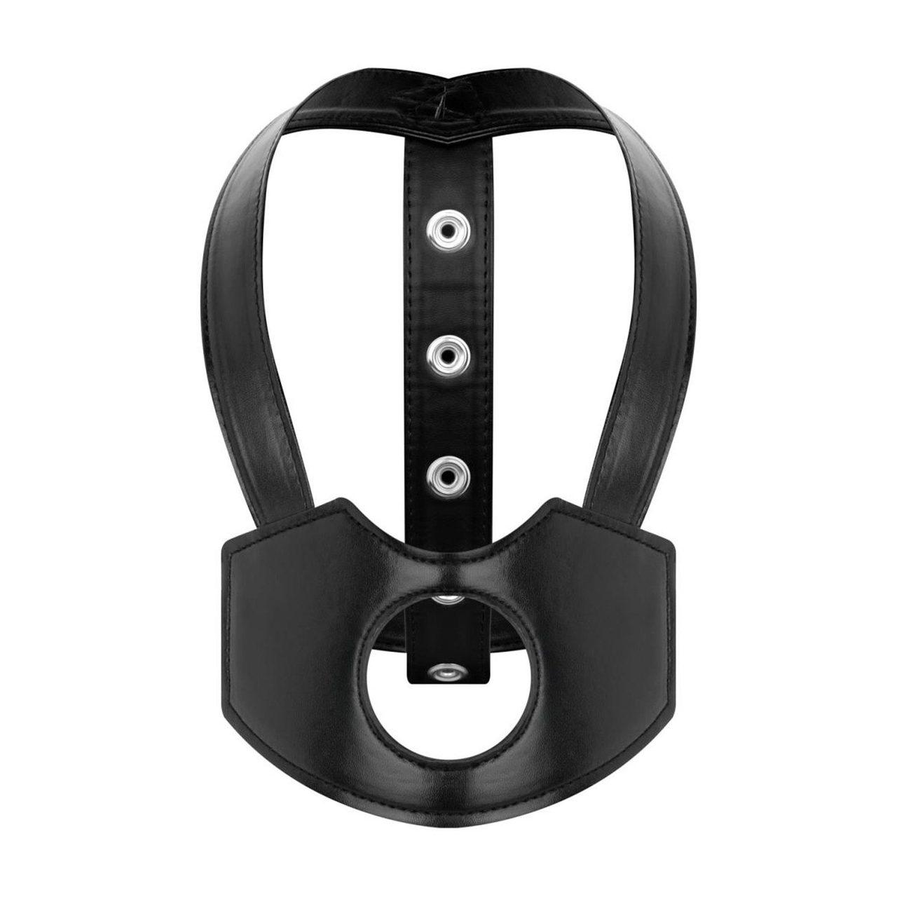 Strap-on na głowę Bedroom Fantasies czarny – regulowany harness | Loris.pl