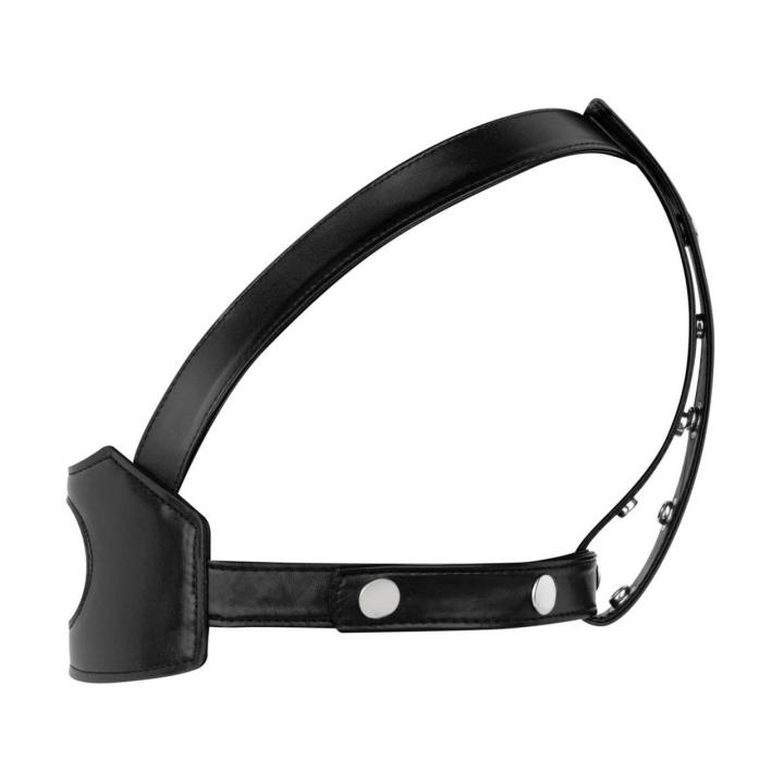 Strap-on na głowę Bedroom Fantasies czarny – regulowany harness | Loris.pl