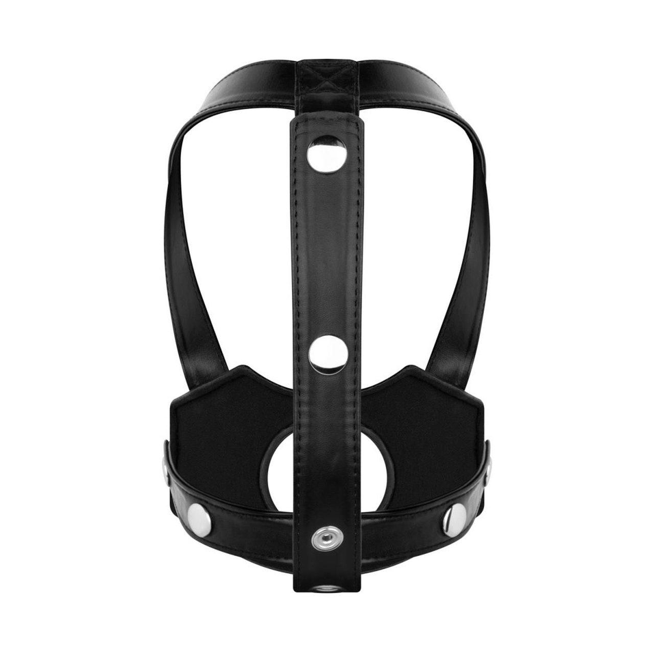 Strap-on na głowę Bedroom Fantasies czarny – regulowany harness | Loris.pl
