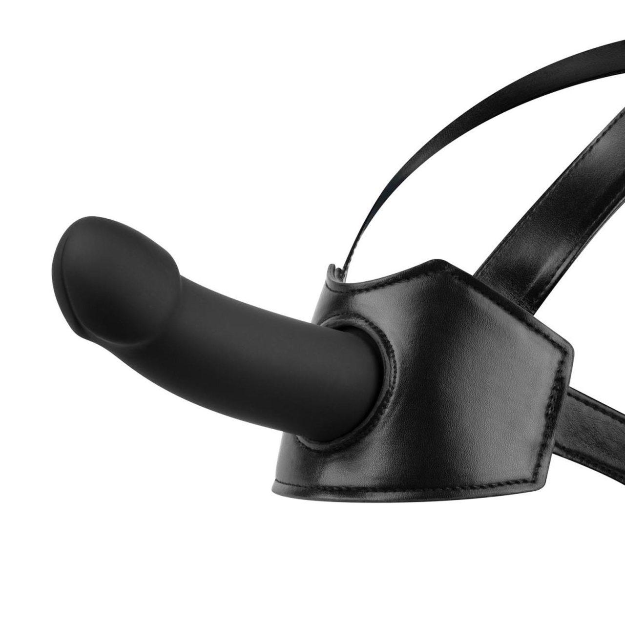 Strap-on na głowę Bedroom Fantasies czarny – regulowany harness | Loris.pl
