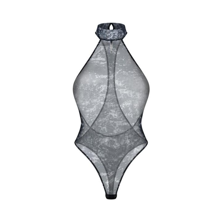 Obsessive Corrosis - transparentne body z golfem i odkrytymi plecami