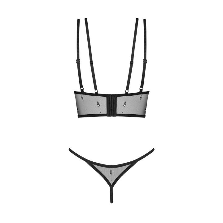 Obsessive Anniverse Special – komplet top i stringi z fiszbinami