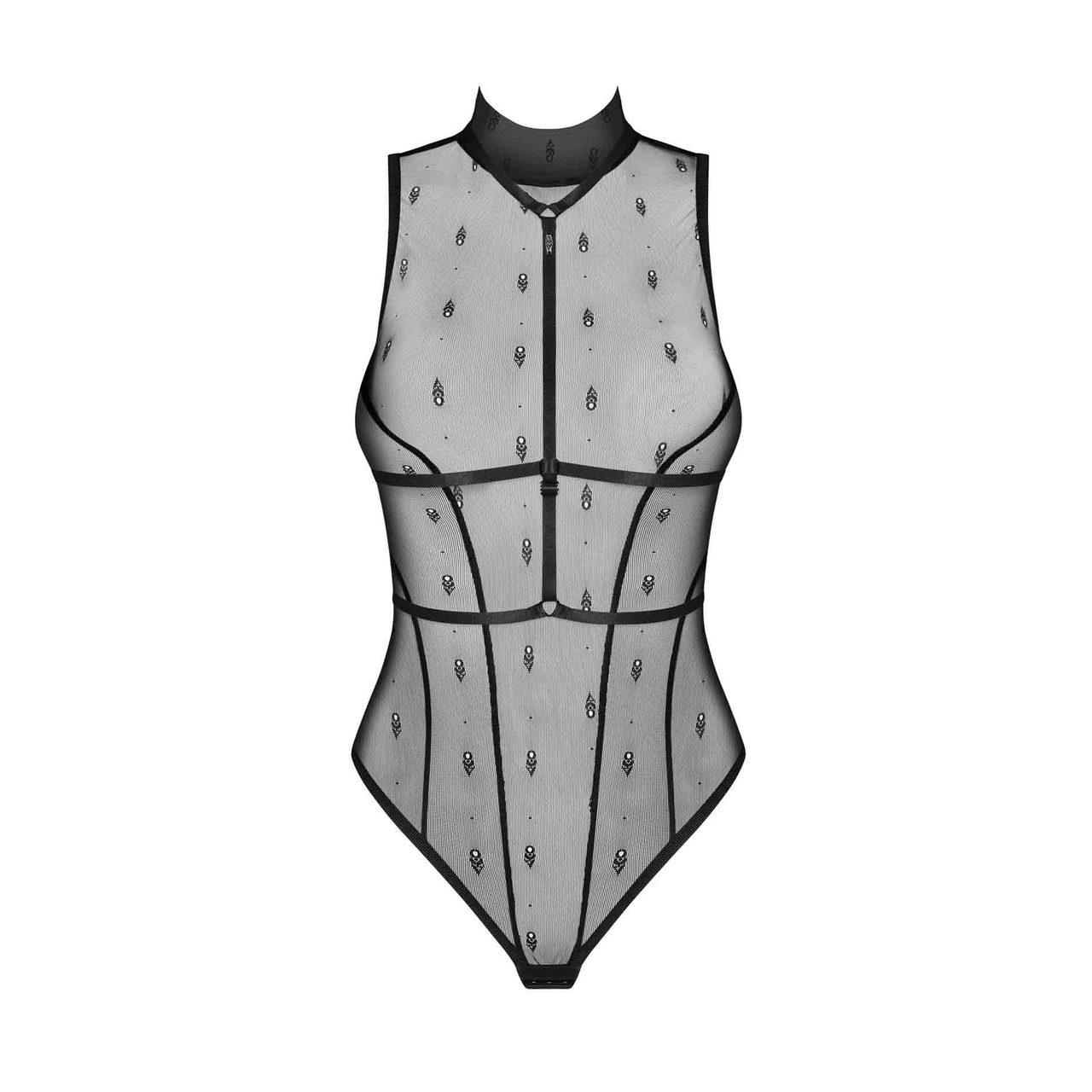 Obsessive Anniverse Special  – transparentne body z uprzężą | Loris.pl
