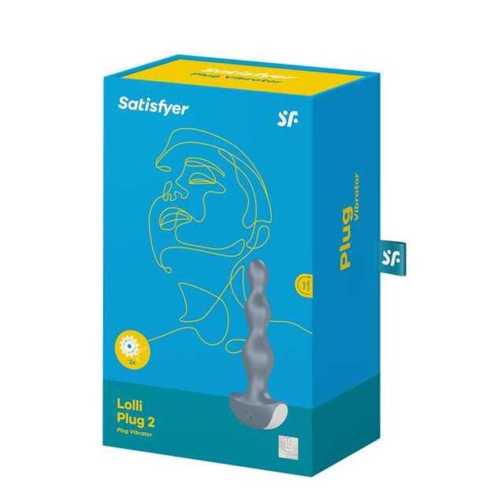 Satisfyer Lolli-Plug 2 Ice Blue – wibrujący korek analny IPX7