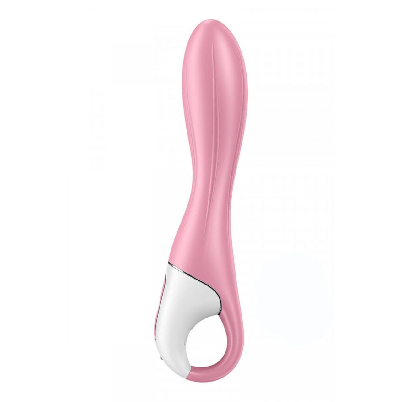 Satisfyer Air Pump Vibrator 2 Red – nadmuchiwany wibrator 12 trybów | Loris.pl