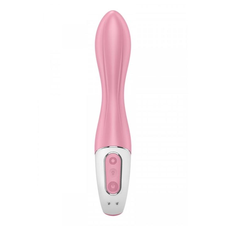 Satisfyer Air Pump Vibrator 2 Red – nadmuchiwany wibrator 12 trybów | Loris.pl