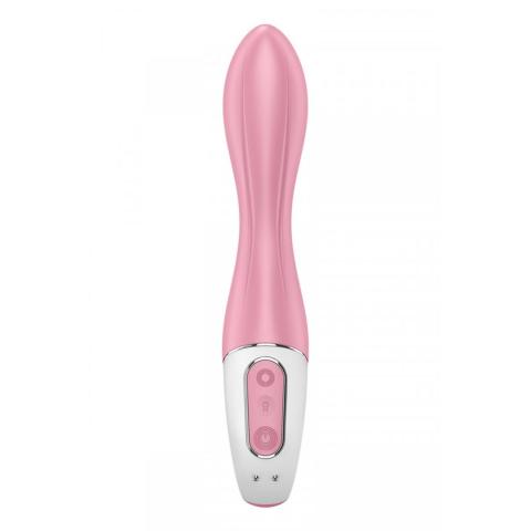 Satisfyer Air Pump Vibrator 2 Red – nadmuchiwany wibrator 12 trybów