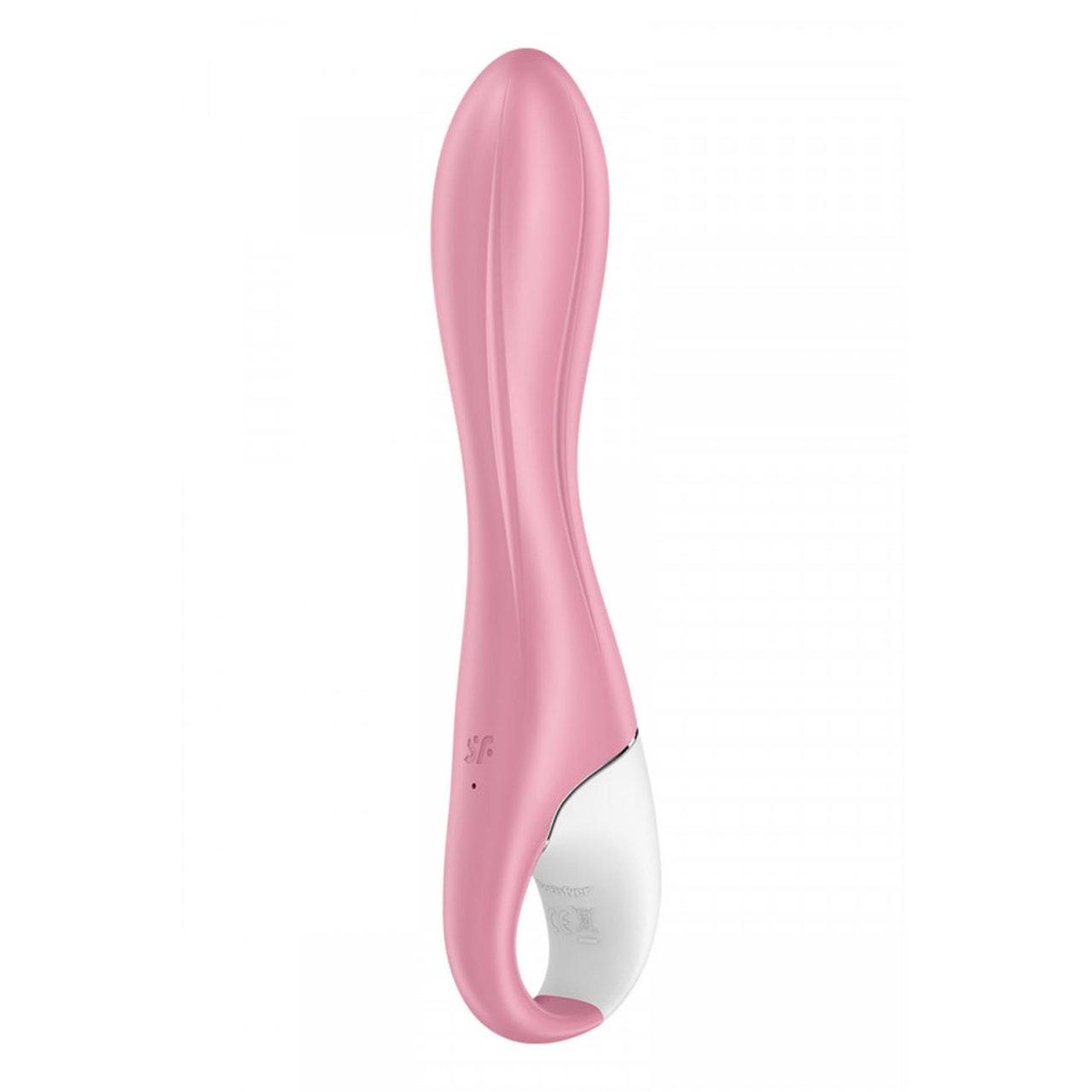 Satisfyer Air Pump Vibrator 2 Red – nadmuchiwany wibrator 12 trybów | Loris.pl