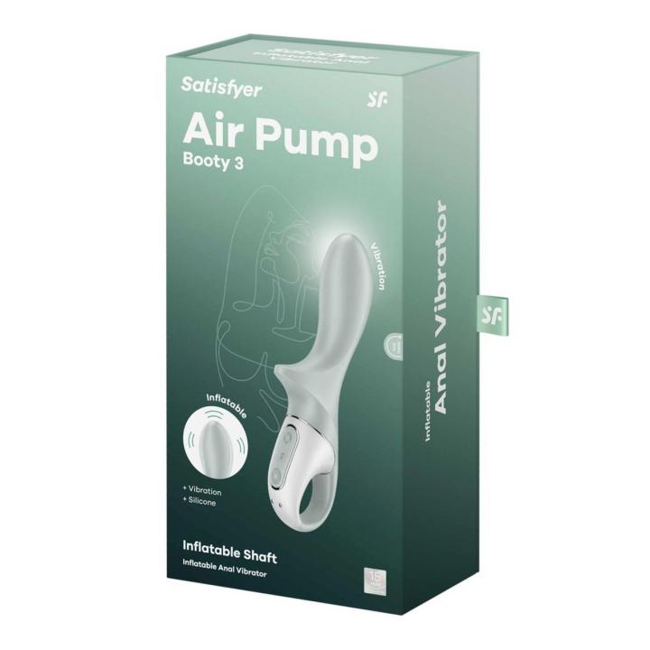 Satisfyer Air Pump Booty 3 – nadmuchiwany wibrator analny