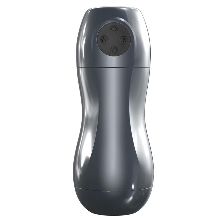 Masturbator z podciśnieniem i wibracjami 22 cm | 3 tryby ssania + Boost