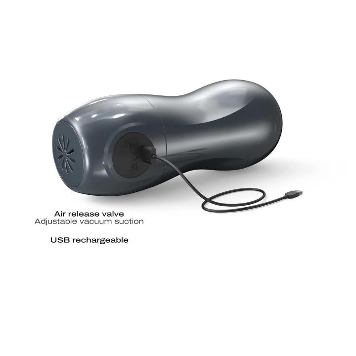 Masturbator z podciśnieniem i wibracjami 22 cm | 3 tryby ssania + Boost
