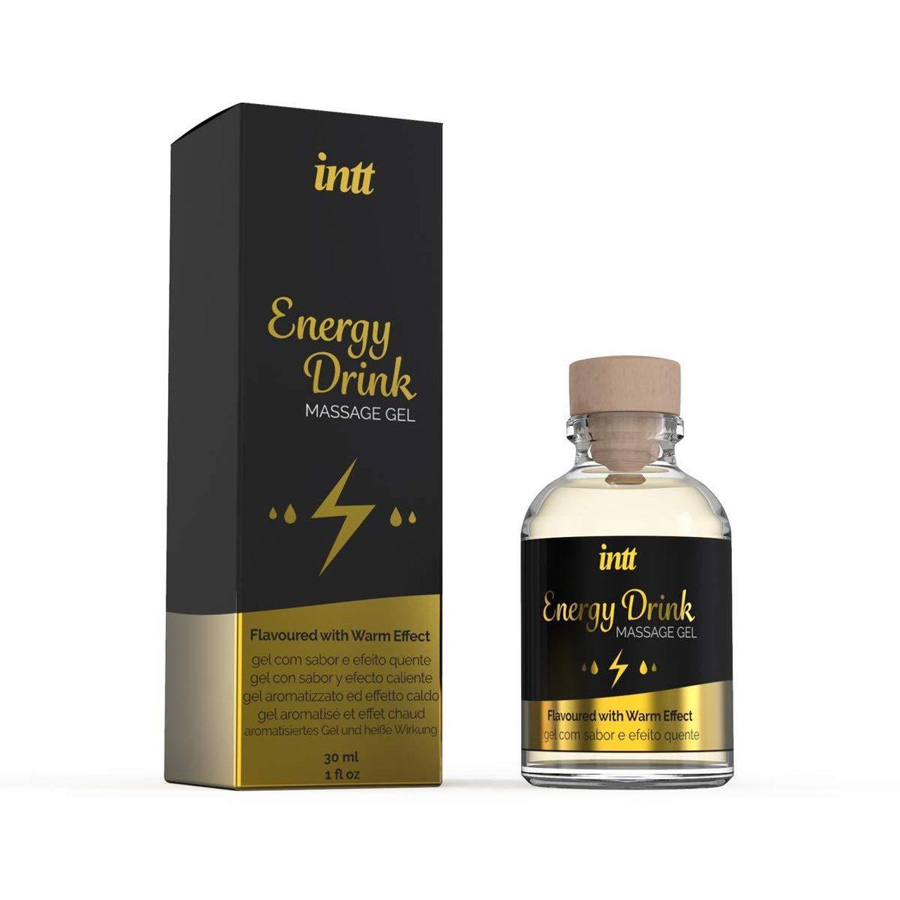 Rozgrzewający żel do masażu i pieszczot energy drink 30 ml | Loris.pl